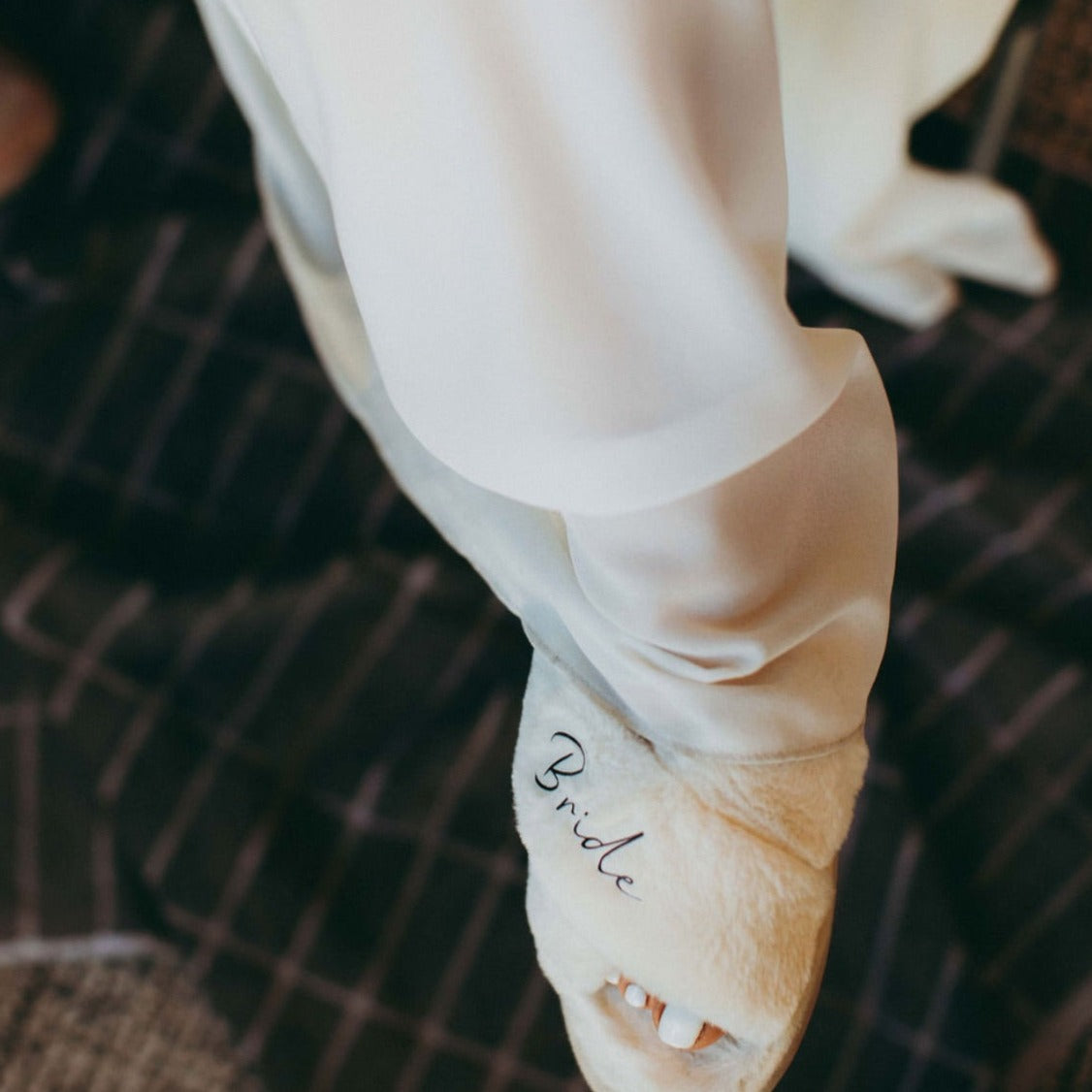 Personalised wedding online slippers