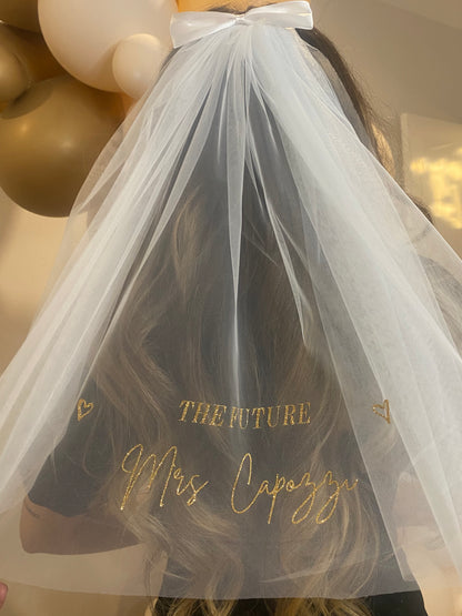 Personalised Veil with small Bow