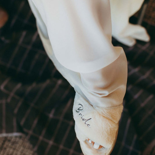 Personalised Bridal Slippers
